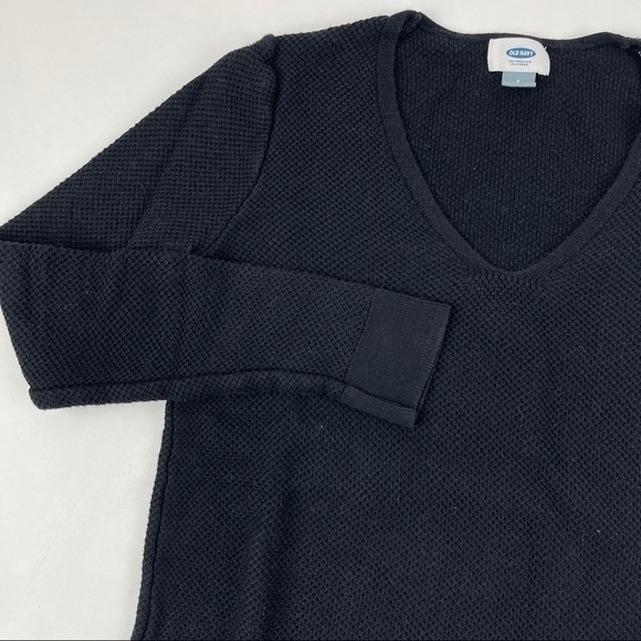 Old Navy Womens Sweater V Neck Black Small Petite - Picture 3 of 8